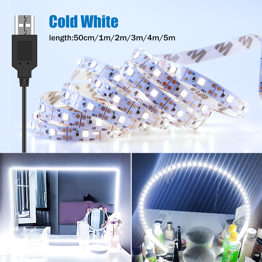 Lighting Decor For Diwali - DC5V LED Makeup Mirror Light Strip