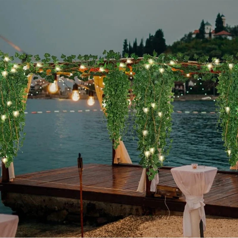 Green Ivy 210cm LED Light Stri - Wall Decor Lighting Tree review and price