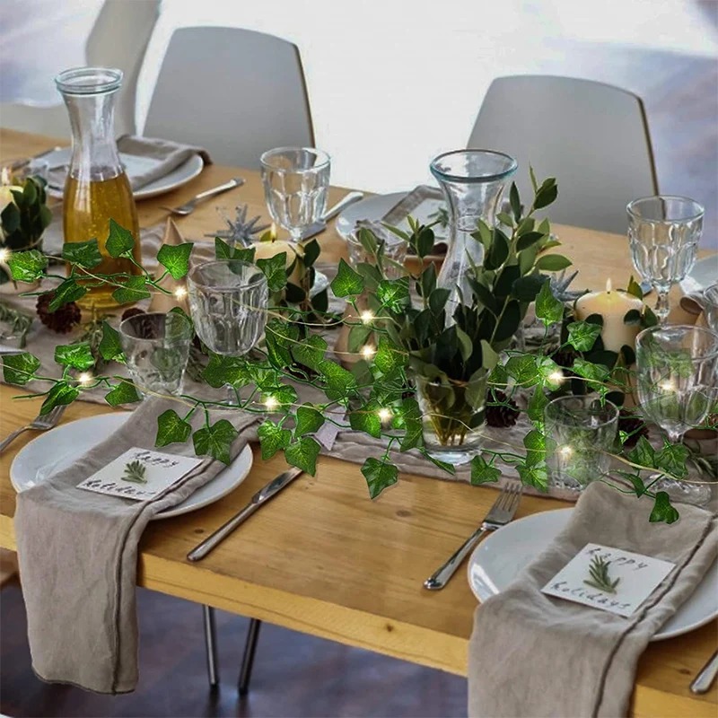 Green Ivy 210cm LED Light Stri - Wall Decor Lighting Tree review and price