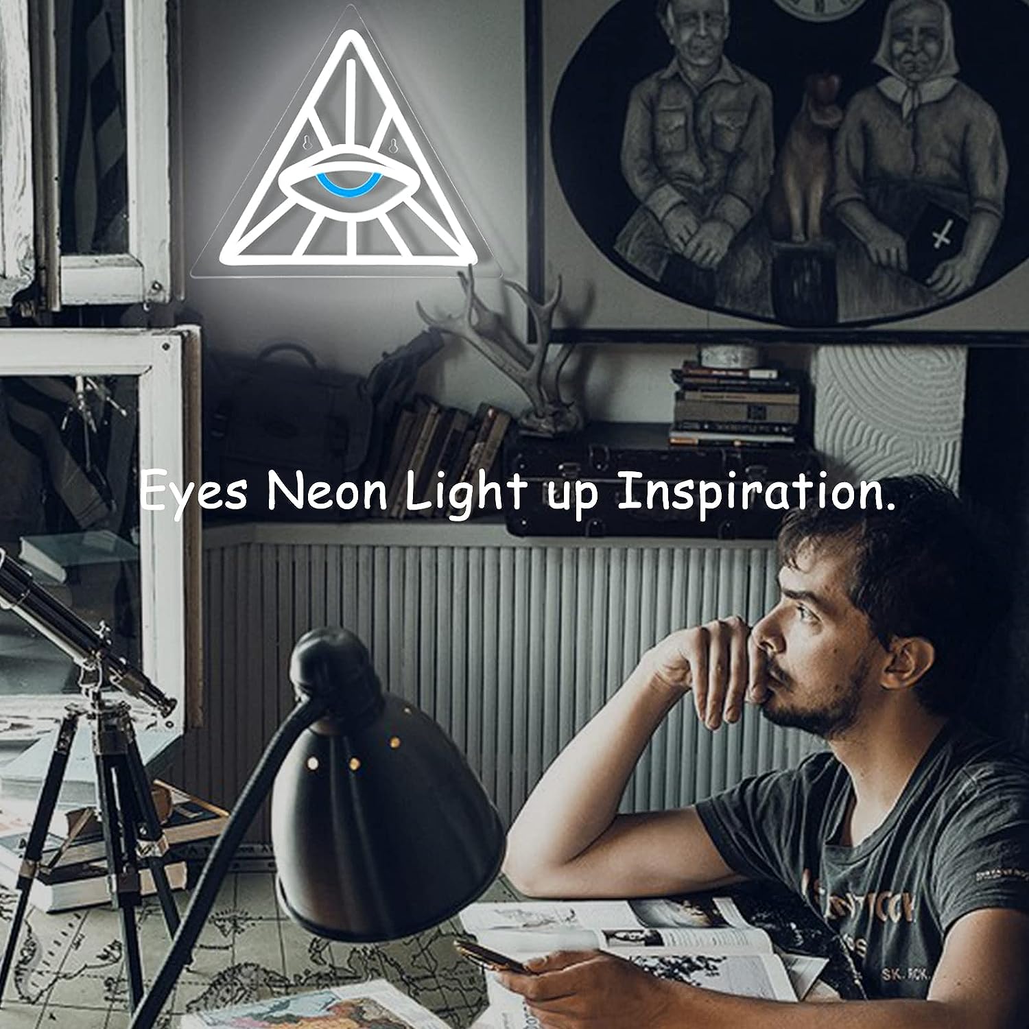 Eye in Triangle Neon Light LED - Outdoor Lighting Decor Ideas review and price