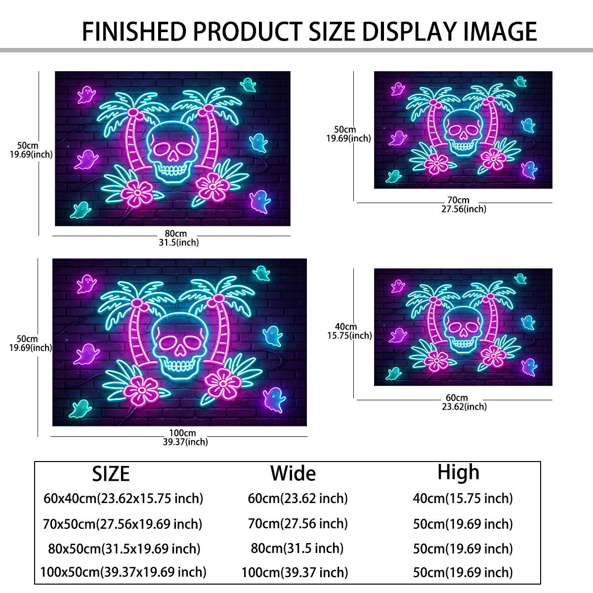 Neon Light Wall Sticker Palm T - Wall Decor Lighting Tree review and price
