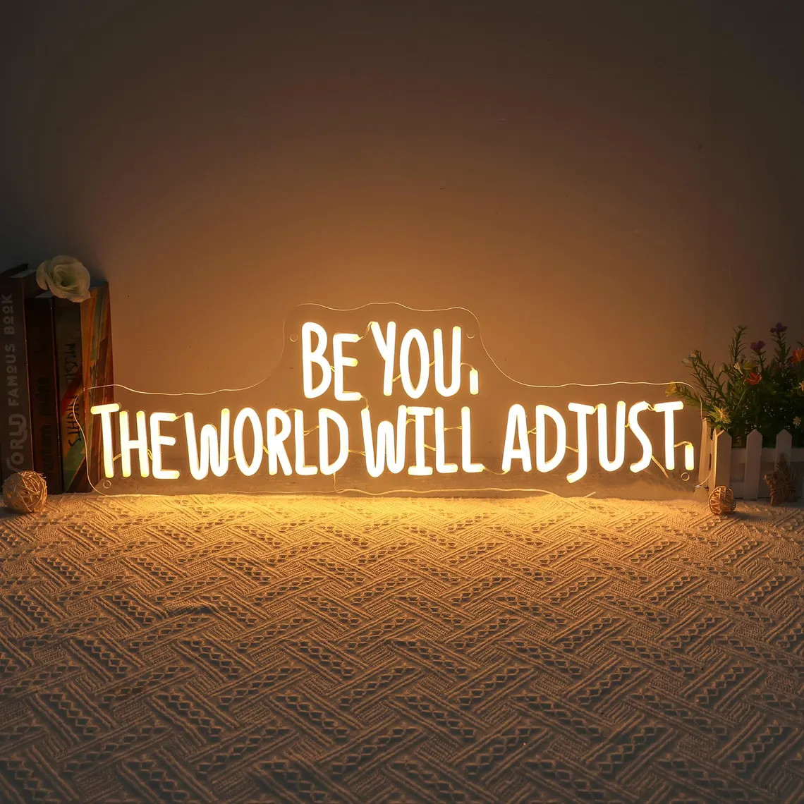 Be You The World Will Adjust N - Outdoor Lighting Decor Ideas review and price