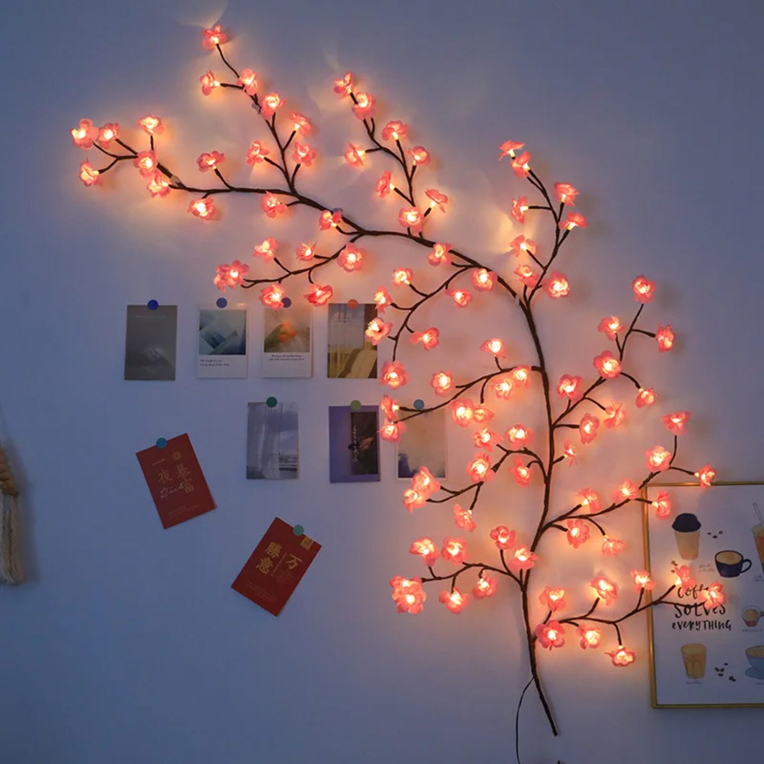 1.8M Cherry LED Tree Branch Li - Wall Decor Lighting Tree review and price