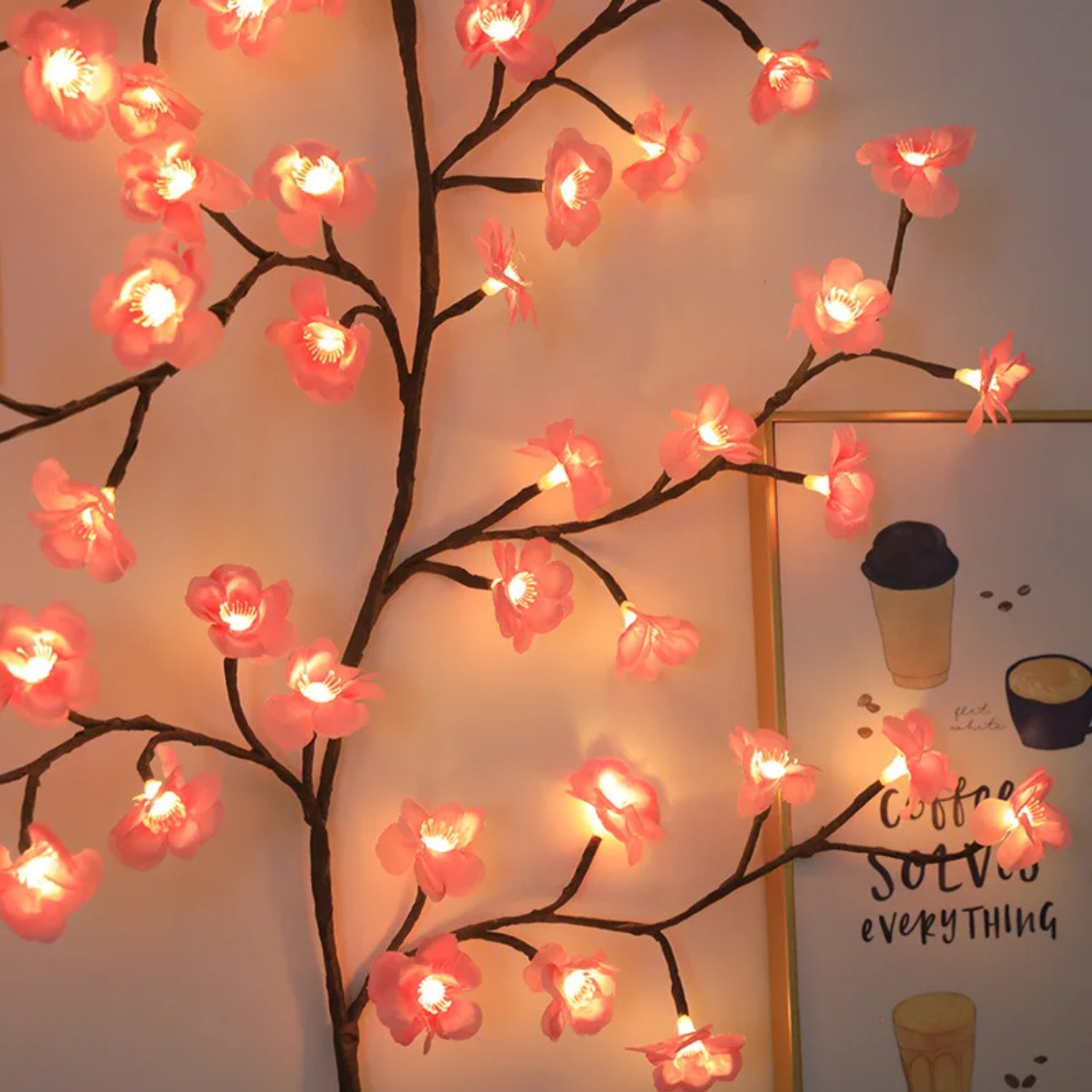 1.8M Cherry LED Tree Branch Li - Wall Decor Lighting Tree review and price