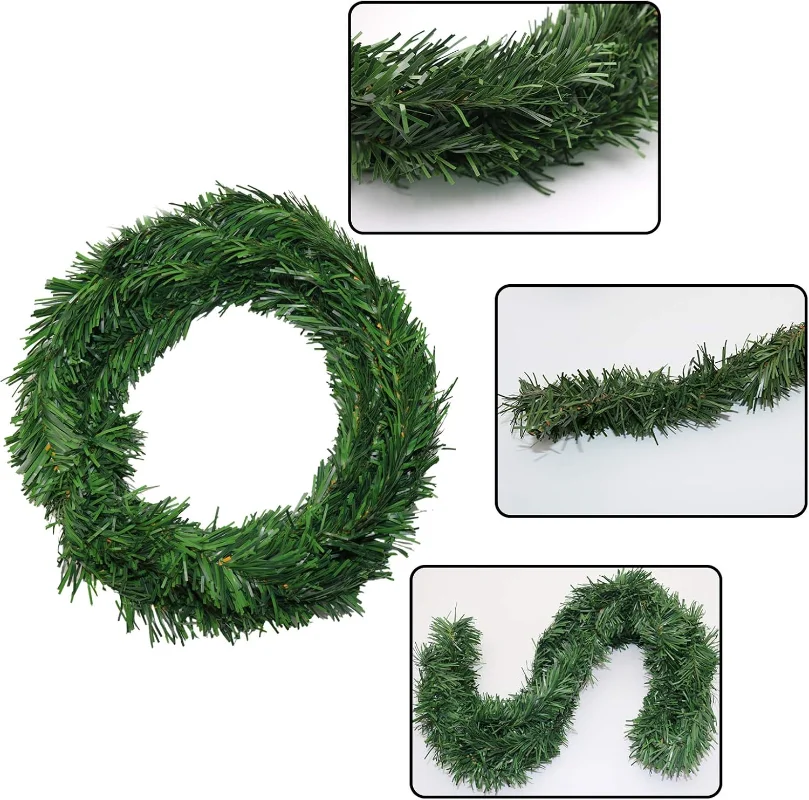 Artificial Pine Christmas Wrea - Wall Decor Lighting Tree review and price