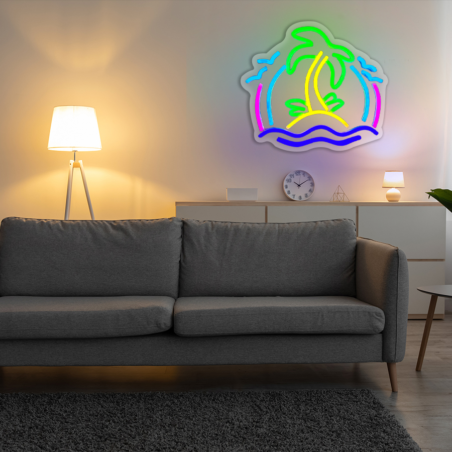 Coconut Tree Neon Sign for Wal - Wall Decor Lighting Tree review and price