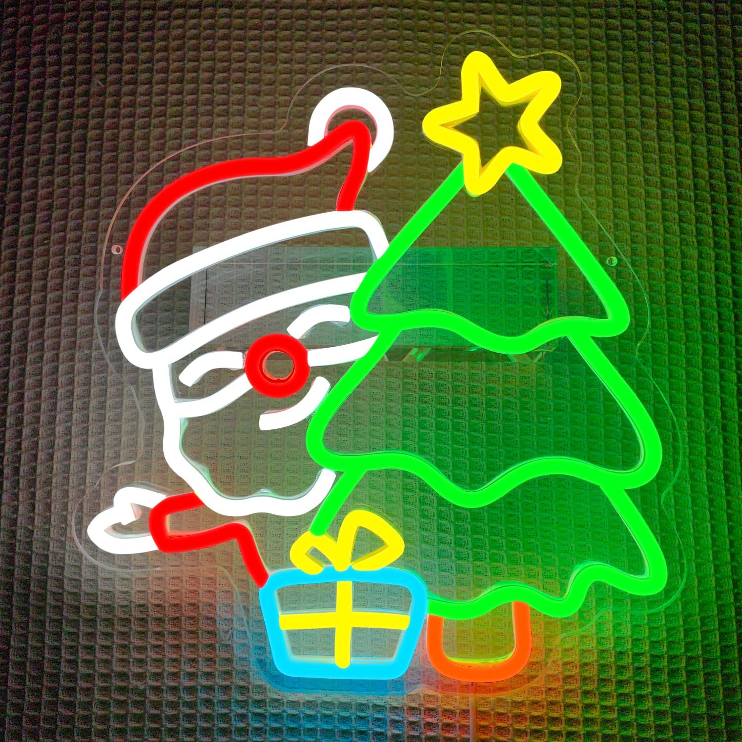 Santa Neon Sign for Wall Decor - Wall Decor Lighting Tree review and price