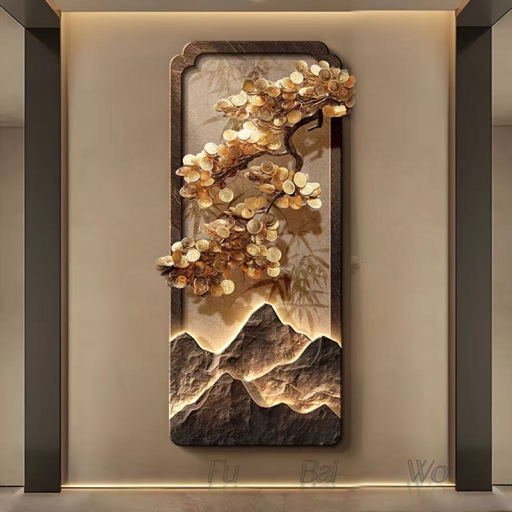 New Chinese style luxury tree  - Wall Decor Lighting Tree review and price