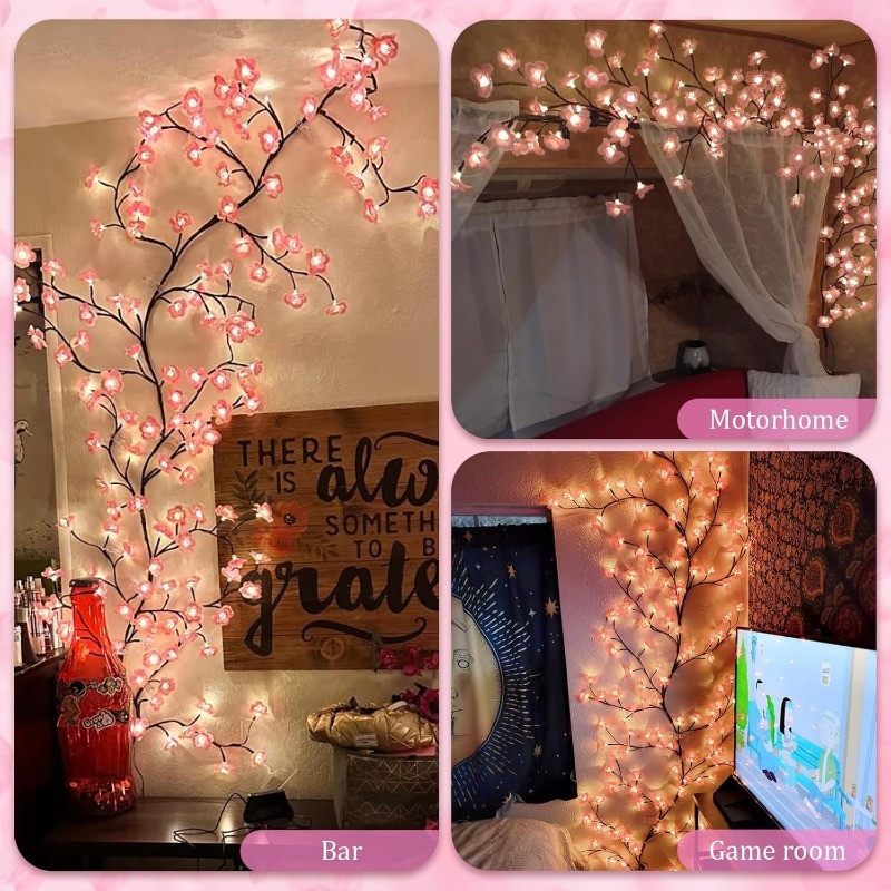 LED Cherry Blossom Tree Branch - Wall Decor Lighting Tree review and price