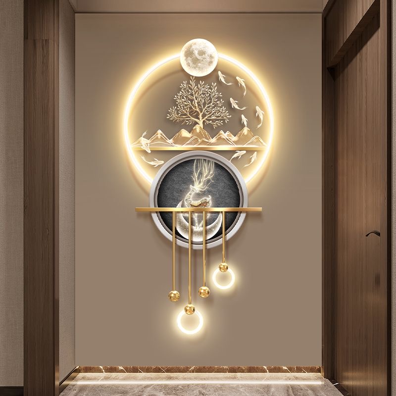 nq- Light Luxury Fortune Tree  - Wall Decor Lighting Tree review and price