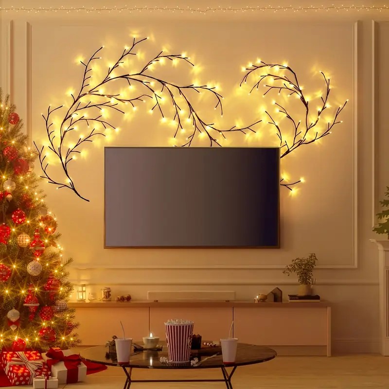 144 LEDs String Light Tree Bra - Wall Decor Lighting Tree review and price