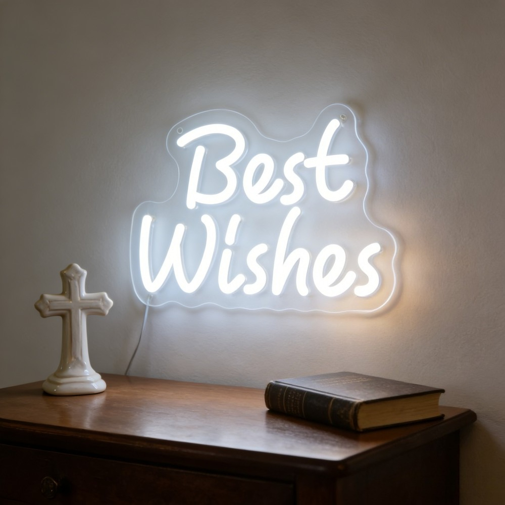 Best Wishes Dimmable LED Neon  - Outdoor Lighting Decor Ideas review and price
