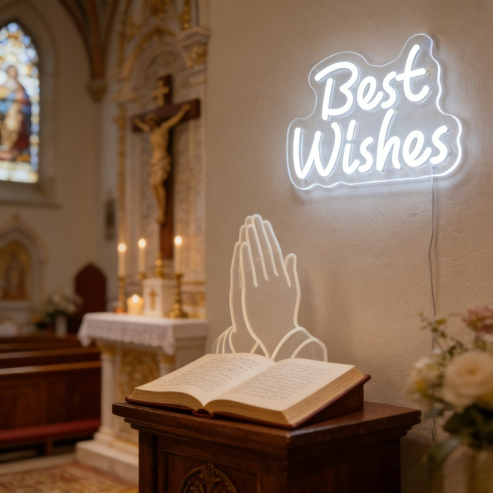 Best Wishes Dimmable LED Neon  - Outdoor Lighting Decor Ideas review and price