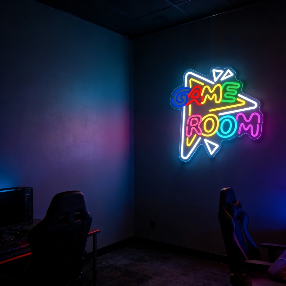 GAME ROOM LED Neon Sign Dimmab - Outdoor Lighting Decor Ideas review and price