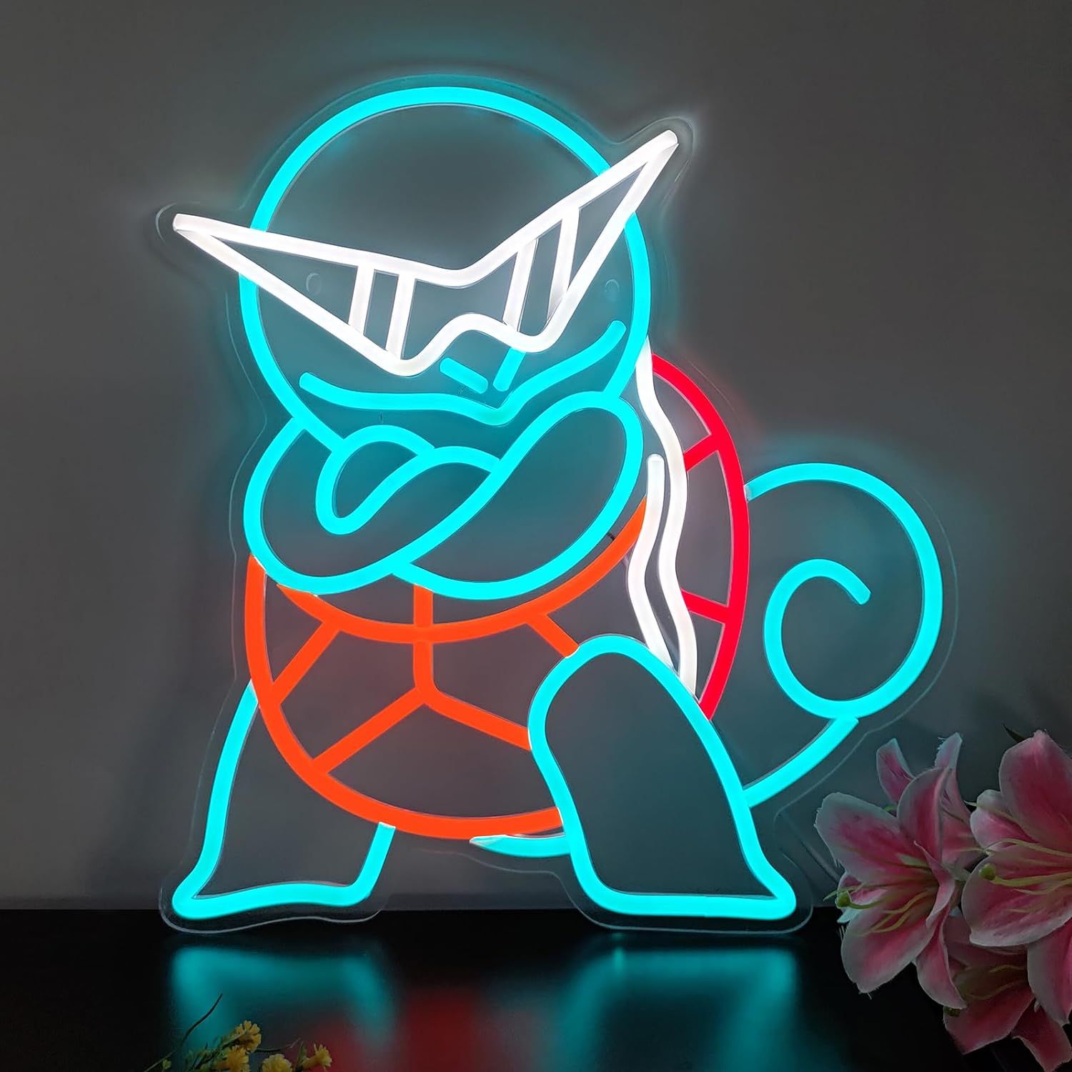 Pokemon Squirtle Neon Sign LED - Lighting Decor For Diwali review and price