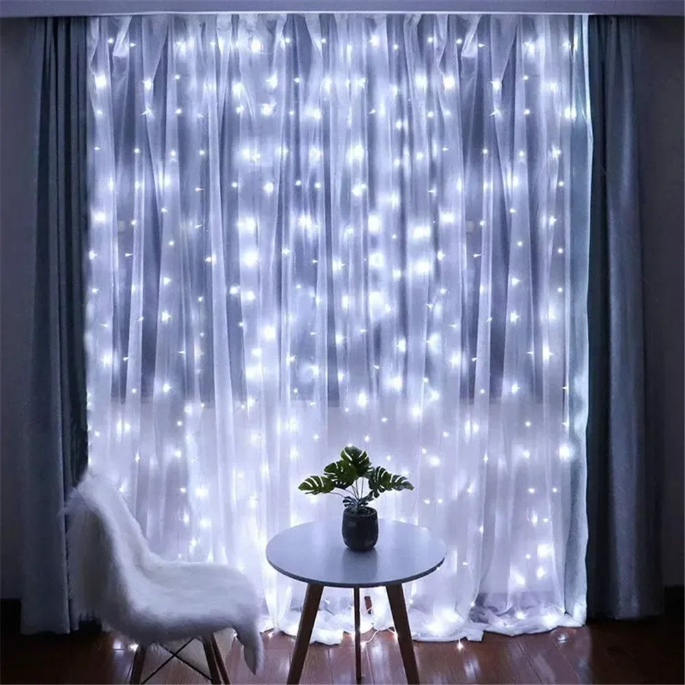 3/6M USB LED Curtain 8Modes Re - Lighting Decor For Diwali review and price