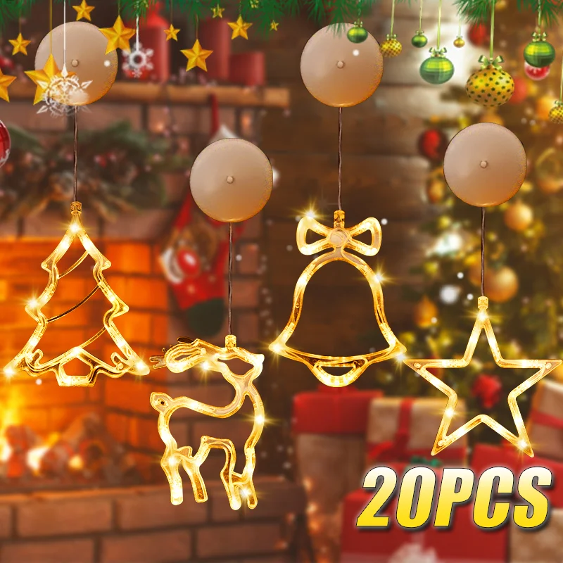 1-20PCS LED Christmas Suction  - Wall Decor Lighting Tree review and price