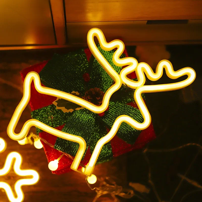 LED Christmas Socks Neon Sign  - Wall Decor Lighting Tree review and price